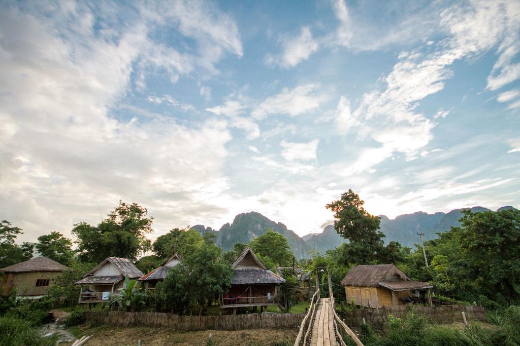 Champa Lao Bungalows Ξενοδοχείο Vang Vieng Εξωτερικό φωτογραφία