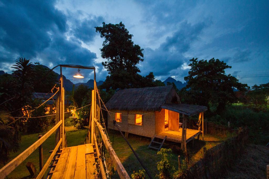 Champa Lao Bungalows Ξενοδοχείο Vang Vieng Εξωτερικό φωτογραφία