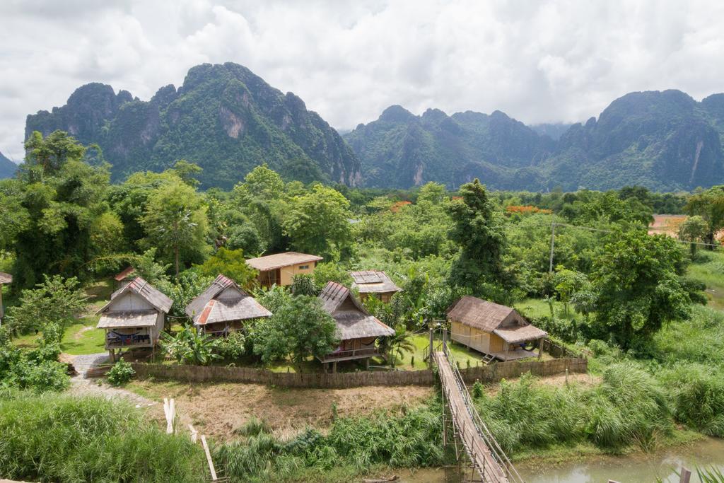 Champa Lao Bungalows Ξενοδοχείο Vang Vieng Εξωτερικό φωτογραφία
