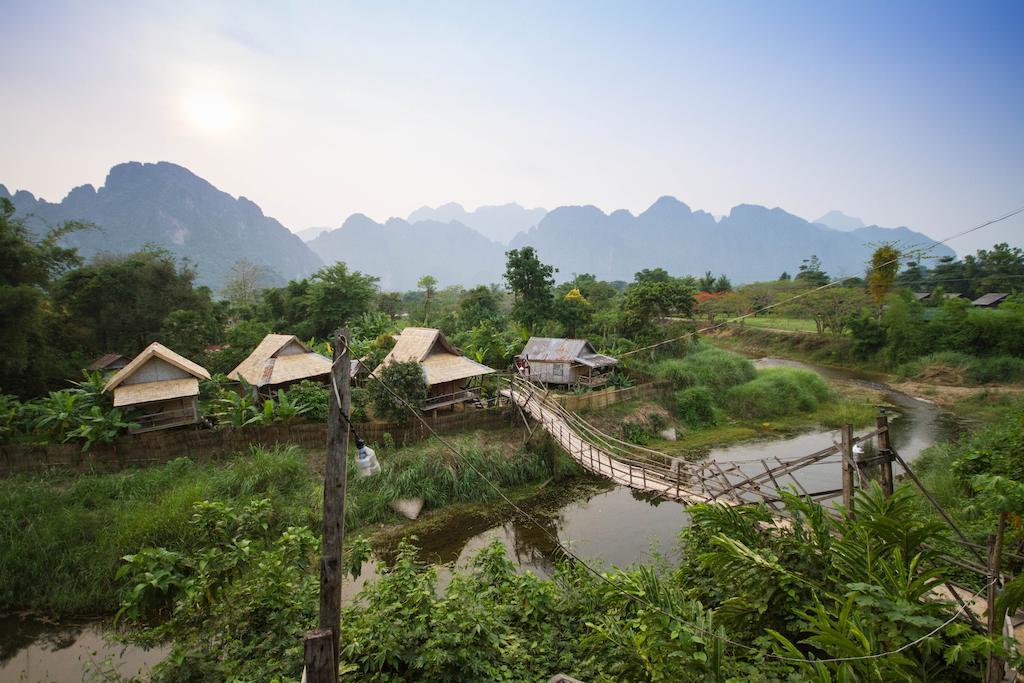 Champa Lao Bungalows Ξενοδοχείο Vang Vieng Εξωτερικό φωτογραφία